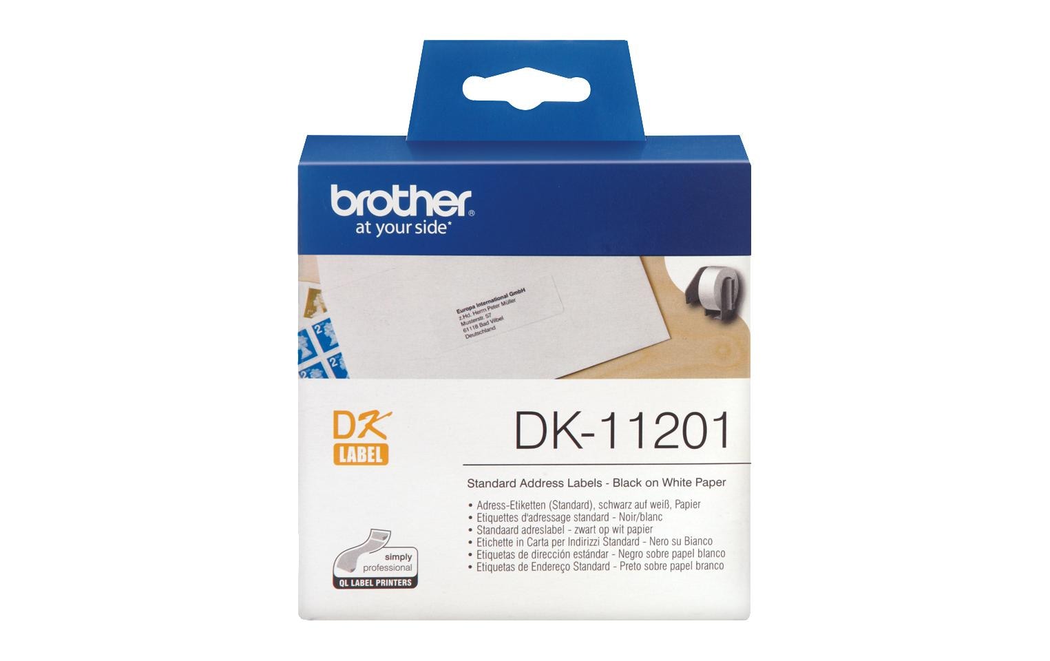 Brother Etikettenrolle DK-11201 Thermo Direct 29 x 90 mm Brother Etikettenrolle DK-11201 Thermo Direct 29 x 90 mm