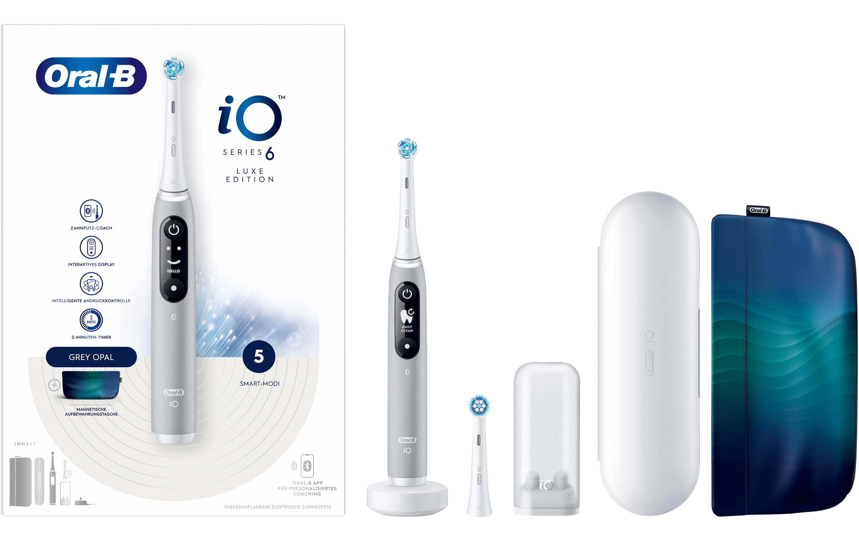 Oral-B Elektrische Zahnbürste iO Series6 Grey Opal Oral-B Elektrische Zahnbürste iO Series6 Grey Opal