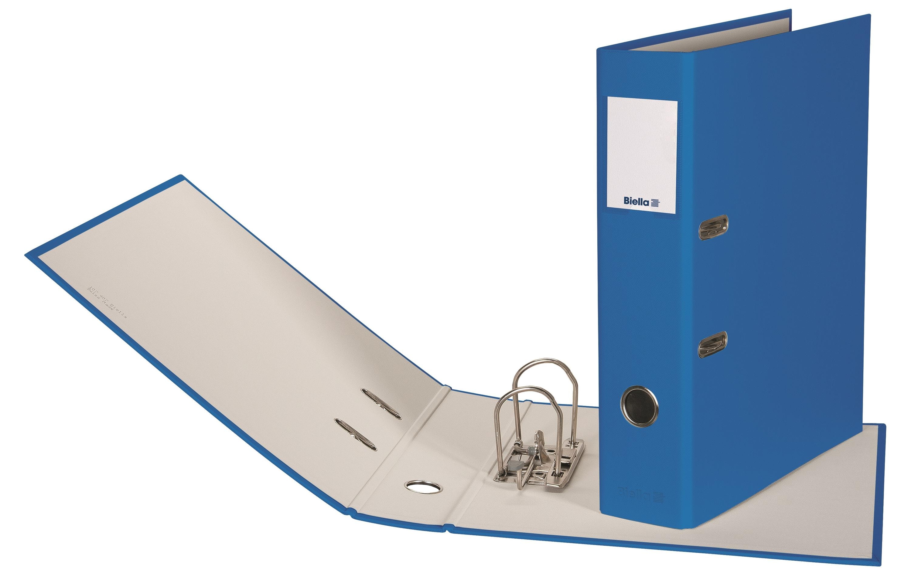Biella Ordner Plasticolor A4 7 cm, Blau