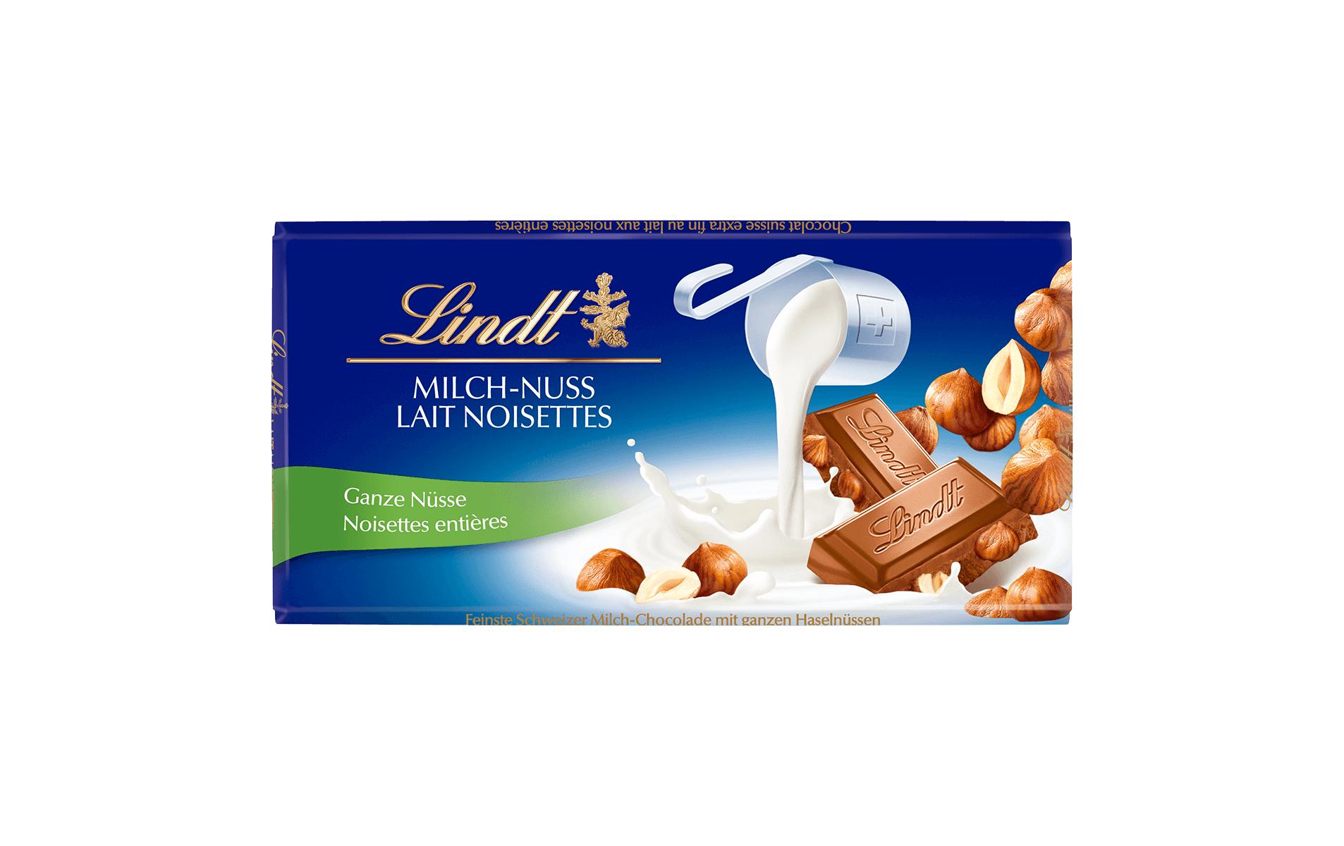 Lindt Tafelschokolade Milch Nuss 100 g