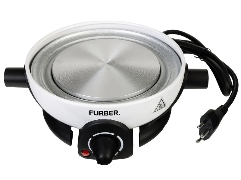 FURBER Fondue-Set Alpy 9 Teile, Schwarz/Weiss FURBER Fondue-Set Alpy 9 Teile, Schwarz/Weiss