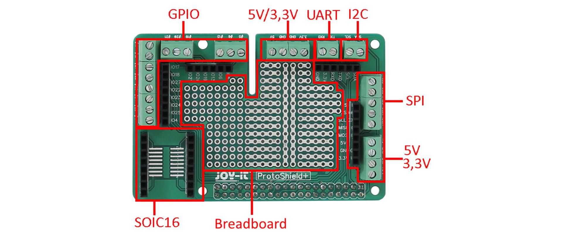 jOY-iT Erweiterungsplatine Proto+