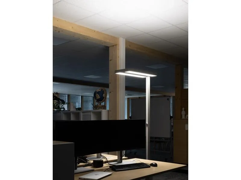 Office Focus Bürostehleuchte LED 80 W, Grau Office Focus Bürostehleuchte LED 80 W, Grau