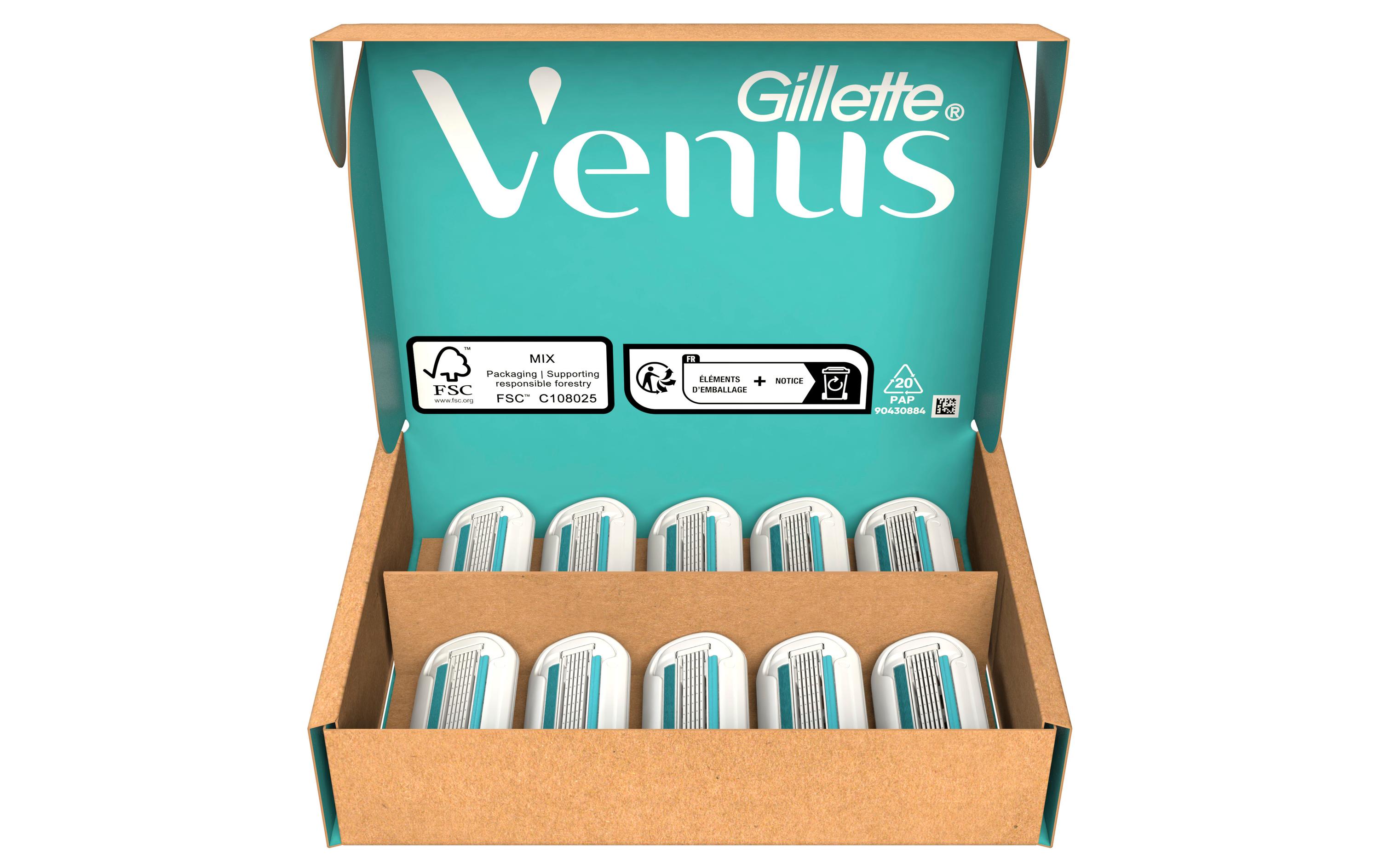 Gillette Venus Rasierklingen Deluxe Smooth Systemklingen 10 Stück