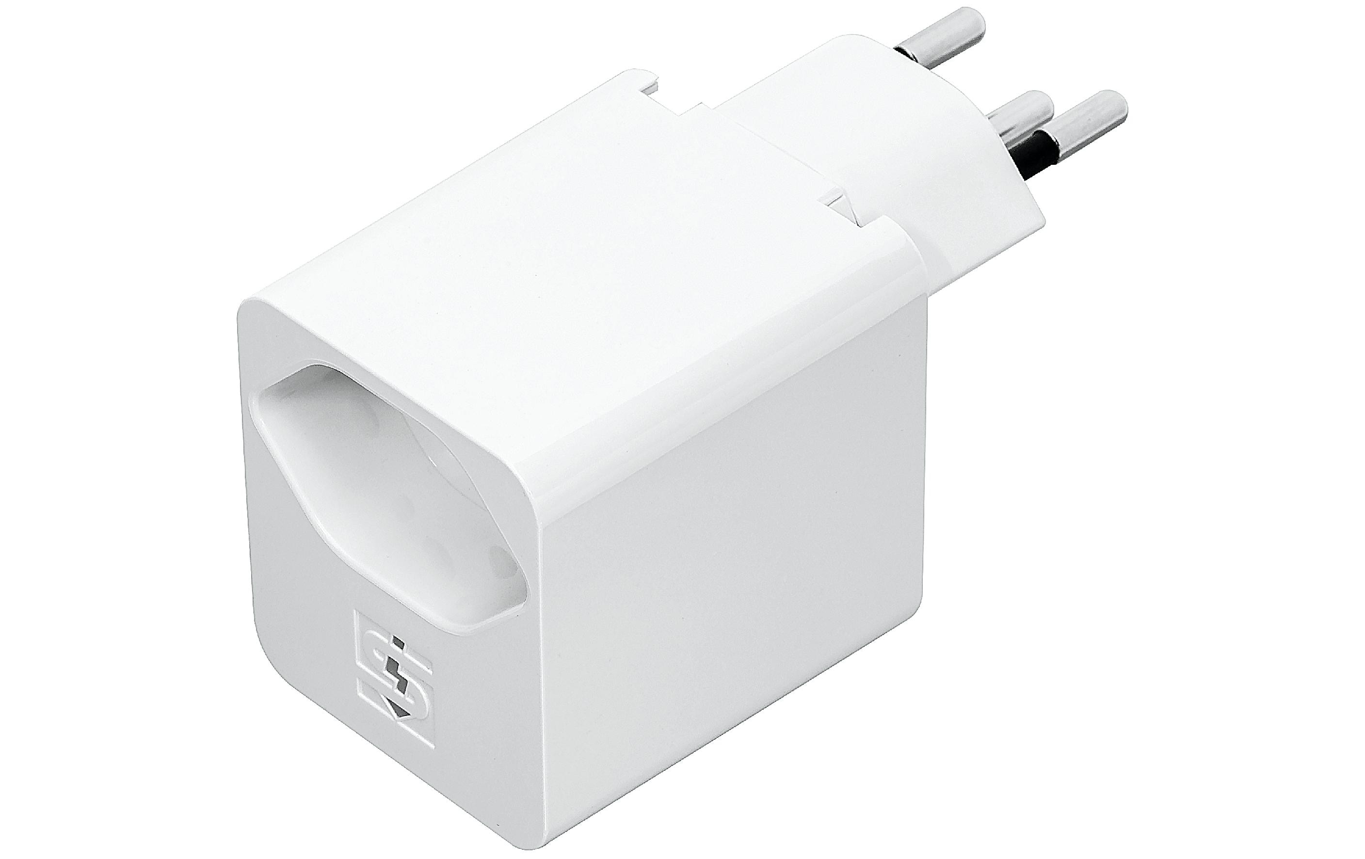 STEFFEN Klappstecker 1xT13, mit USB C 5 V/3.0 A PD Weiss STEFFEN Klappstecker 1xT13, mit USB C 5 V/3.0 A PD Weiss