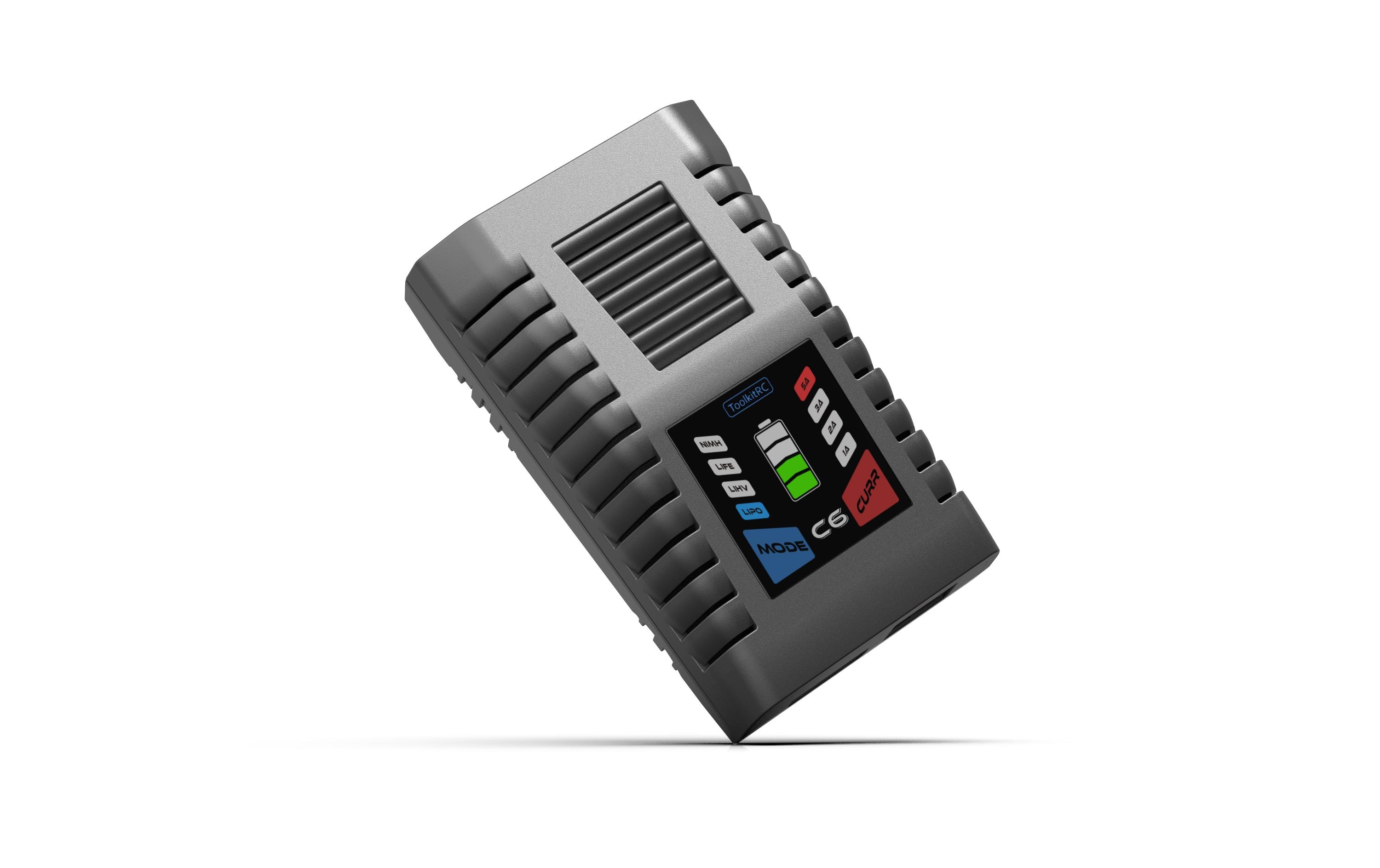 ToolkitRC Ladegerät C6 AC 50W, 1-6S ToolkitRC Ladegerät C6 AC 50W, 1-6S