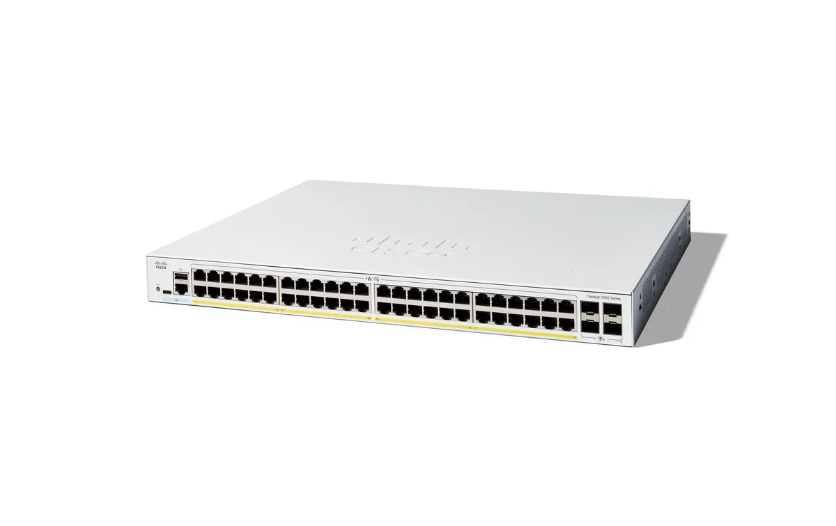 Cisco PoE+ Switch Catalyst C1200-48P-4X 52 Port