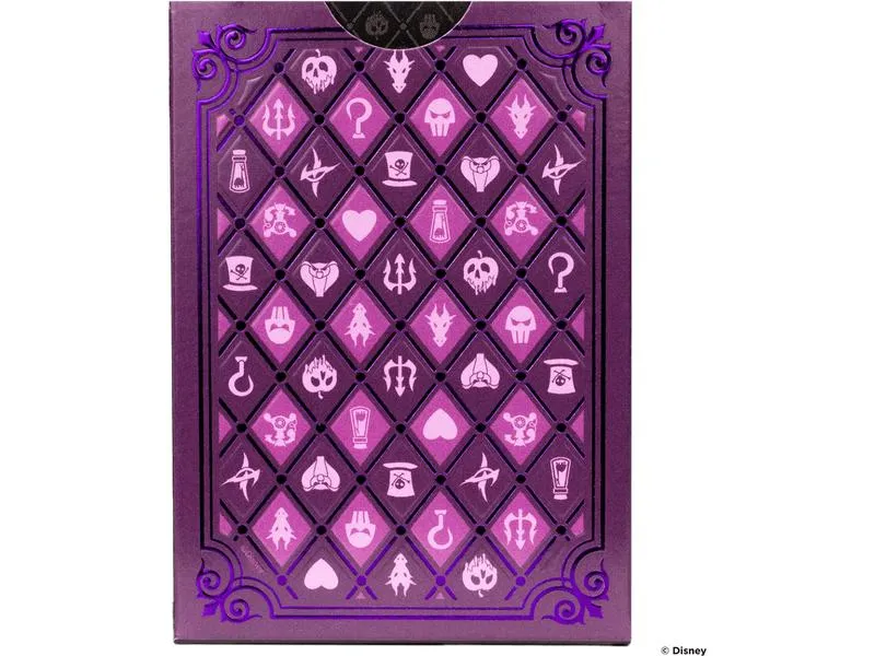Bicycle Poker Disney 100 - Green / Purple Villain assortiert
