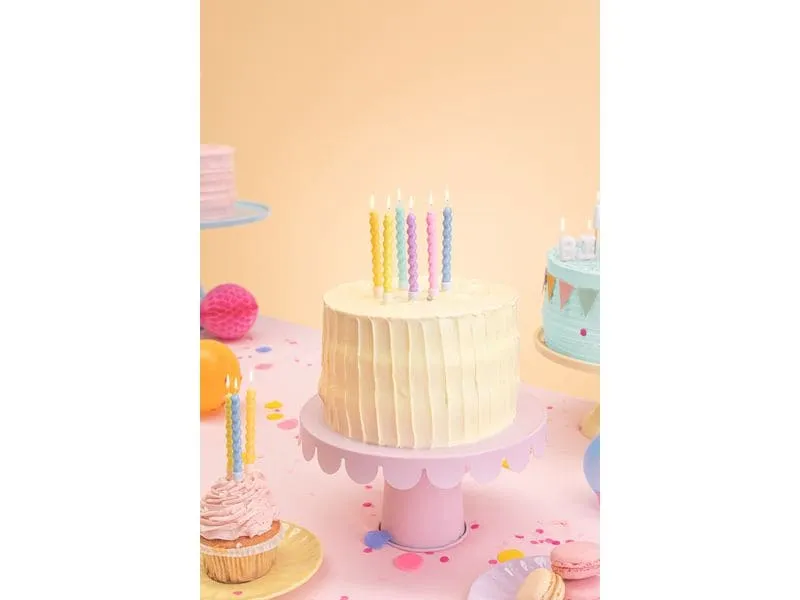 Partydeco Kerze gedreht 6 Stück Partydeco Kerze gedreht 6 Stück
