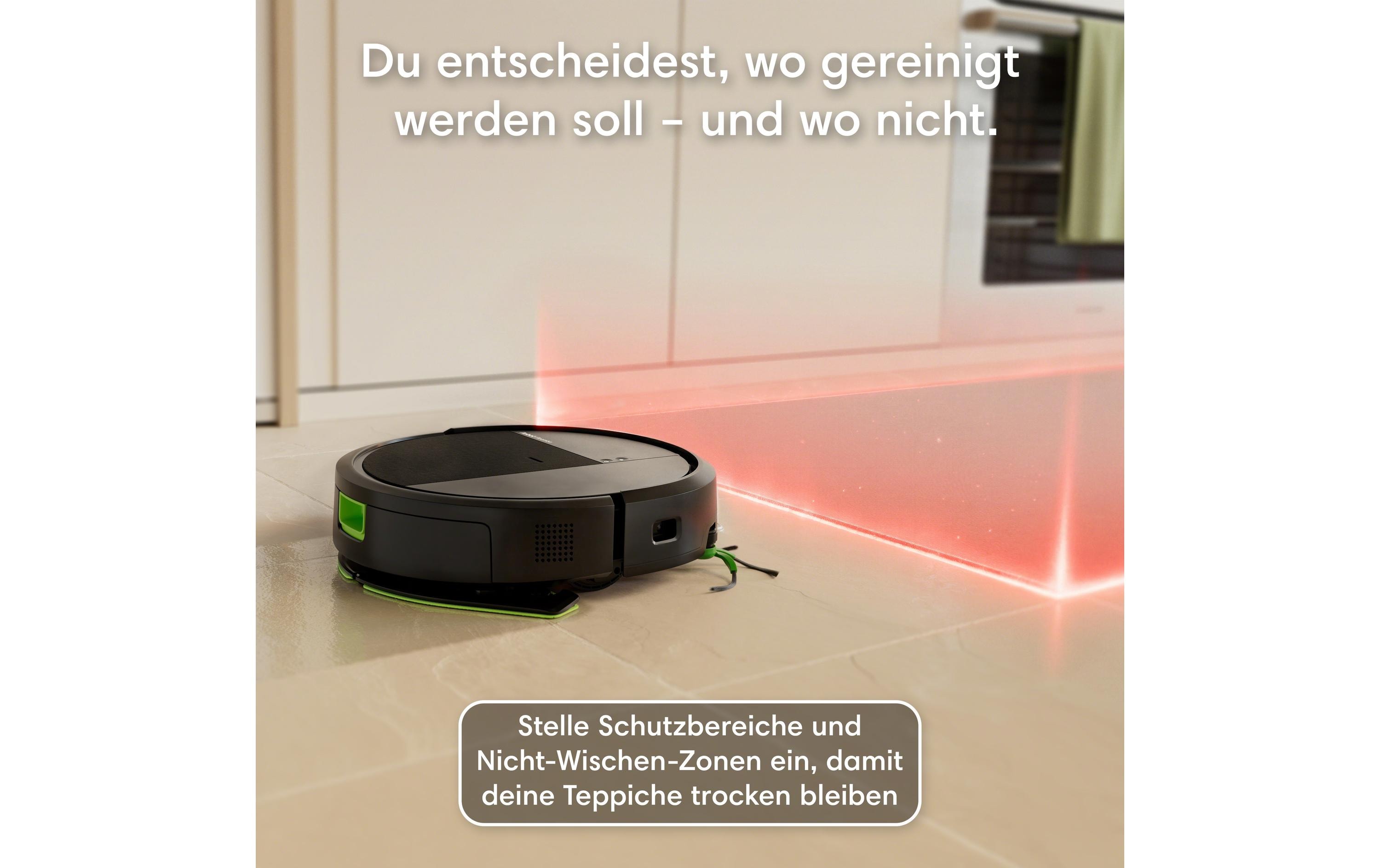 iRobot Roomba 115 Combo LiDAR-Navigation, Schwarz