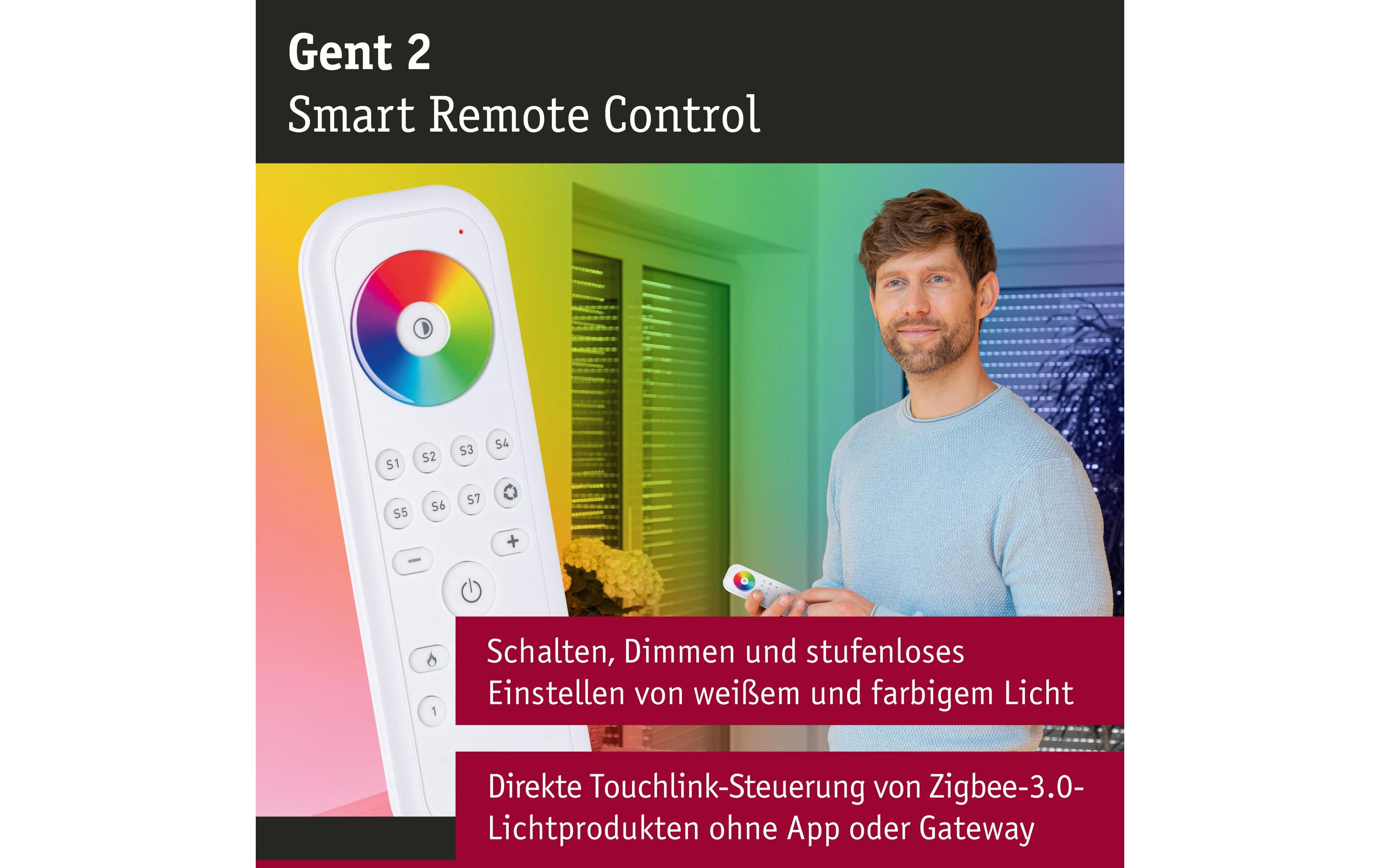 Paulmann Fernbedienung Gent 2 Zigbee 3.0 Paulmann Fernbedienung Gent 2 Zigbee 3.0