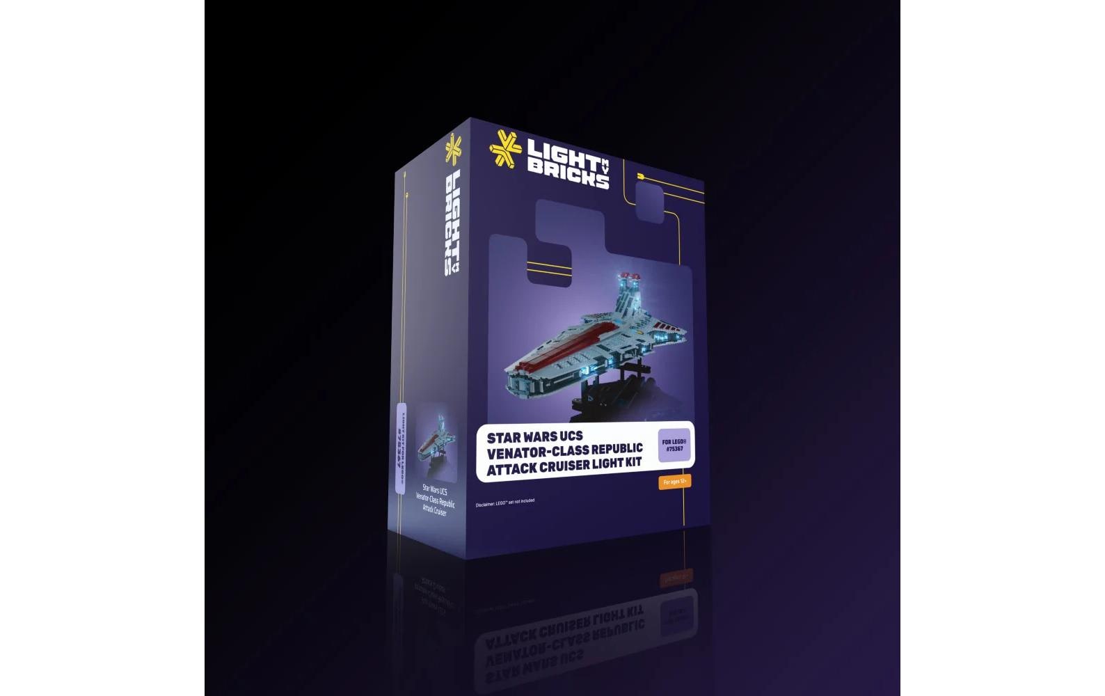 Light My Bricks LED-Licht-Set für LEGO® Star Wars Angriffskreuzer 75367