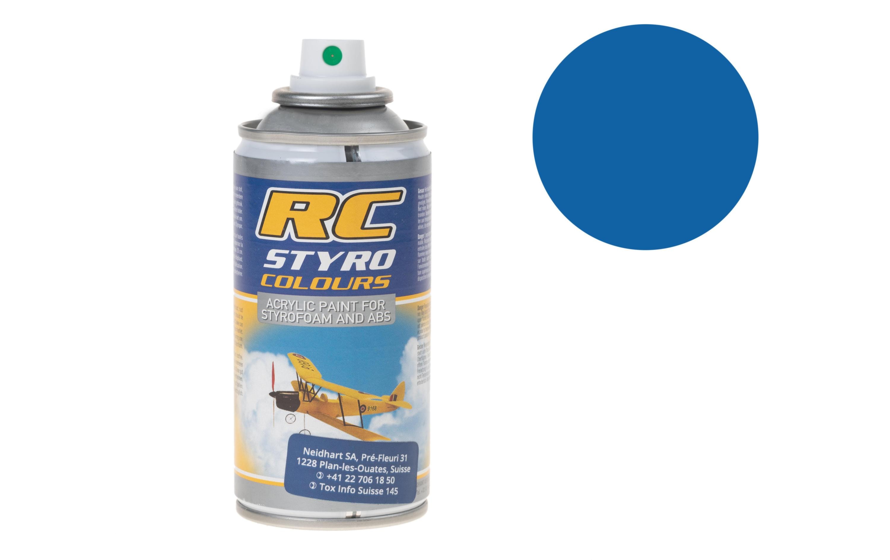 Ghiant Kunststoffspray RC STYRO Blau 212 150 ml