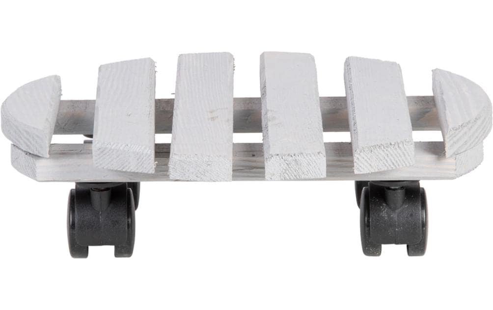 Esschert Design Rolleruntersetzer Rund L Grau/Schwarz Esschert Design Rolleruntersetzer Rund L Grau/Schwarz