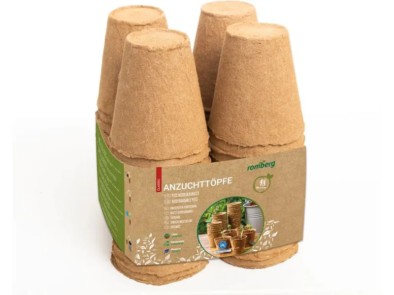 Romberg Aufzuchttöpfe 48 Stück , 8 cm rund Romberg Aufzuchttöpfe 48 Stück , 8 cm rund