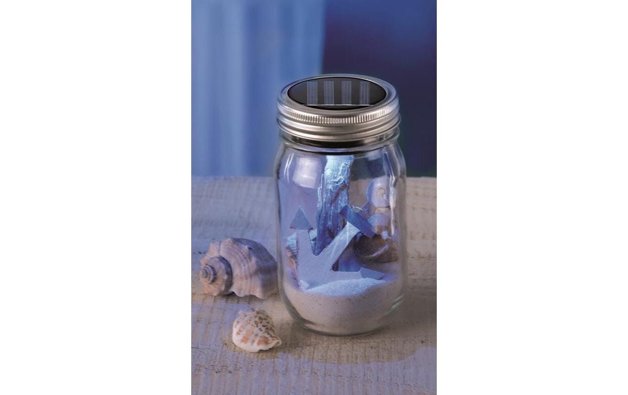 Glorex Glas mit Deckel Lili Rose 650 ml 1 Stück