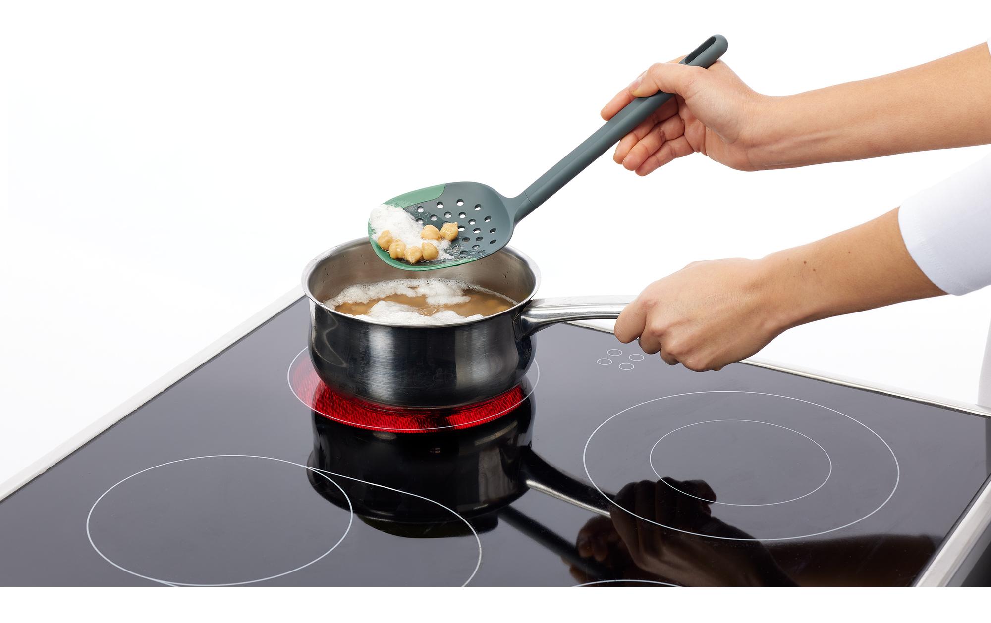 Lékué Schaumlöffel PBT/Silikon, Grün/Schwarz