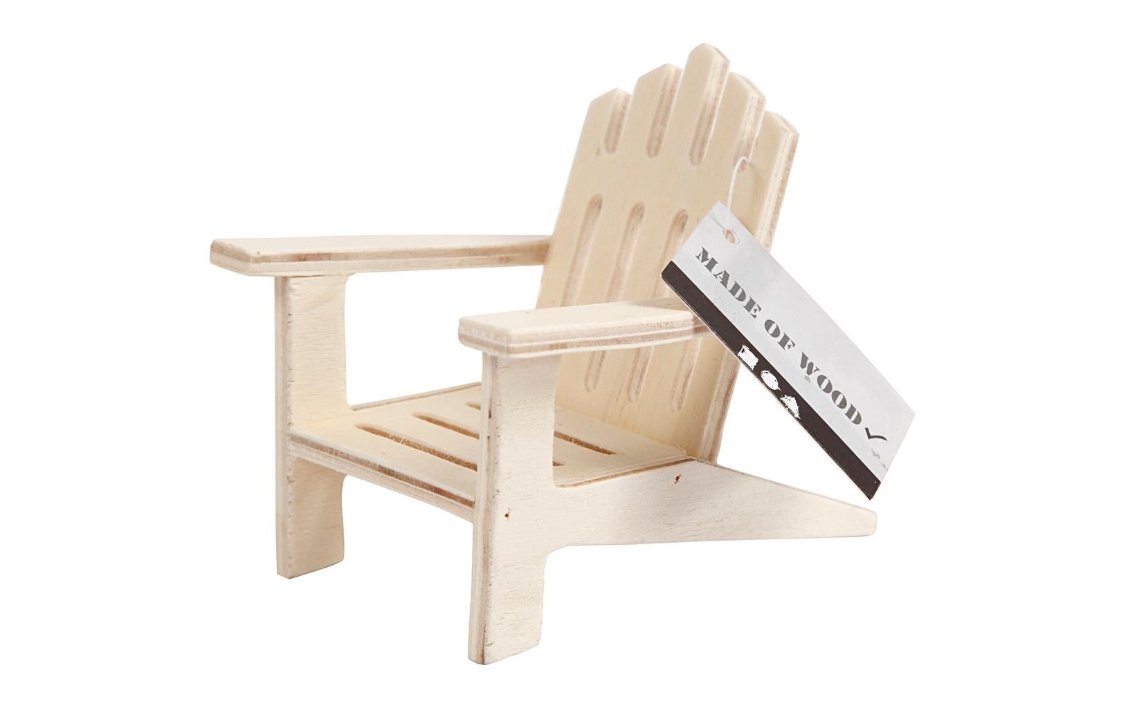 Creativ Company Mini-Möbel Gartenstuhl 7.5 x 9 x 9 cm