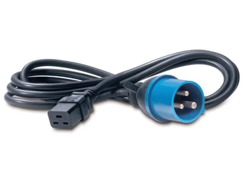 APC Zubehörset AP9876 Netzkabel C19 auf IEC309 16 A 2.5 m APC Zubehörset AP9876 Netzkabel C19 auf IEC309 16 A 2.5 m