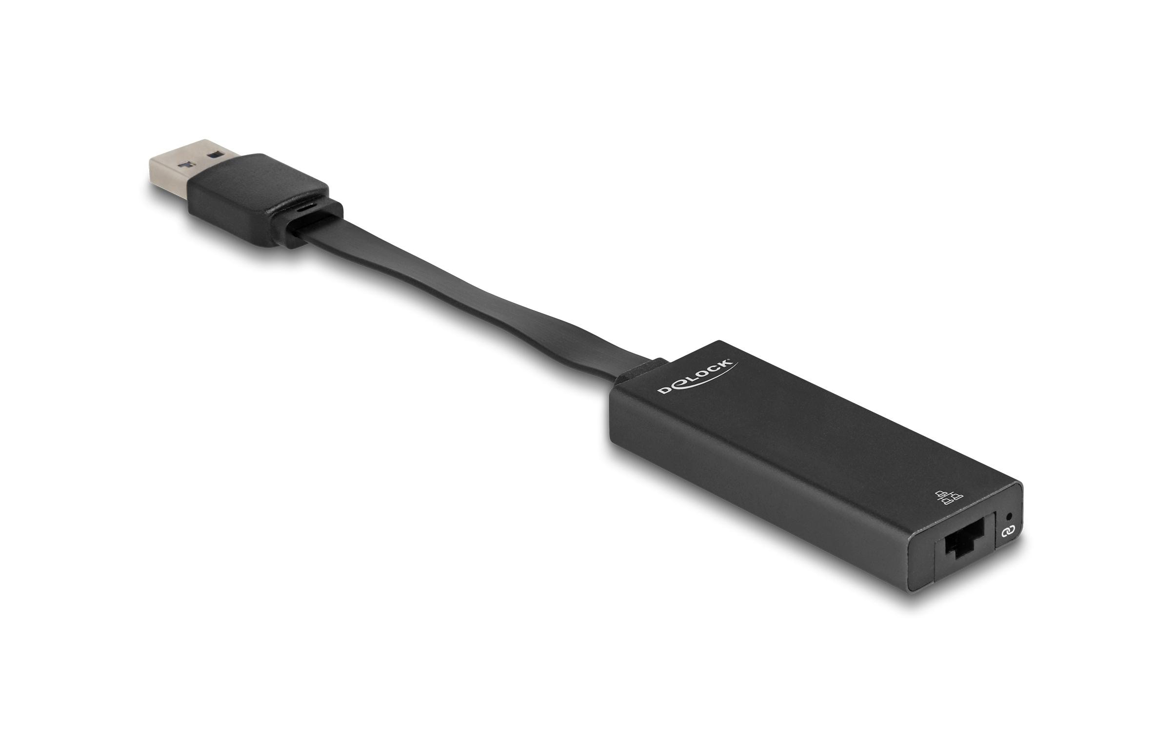 Delock Netzwerk-Adapter USB Typ-A – RJ45, 1 Gbps Delock Netzwerk-Adapter USB Typ-A – RJ45, 1 Gbps