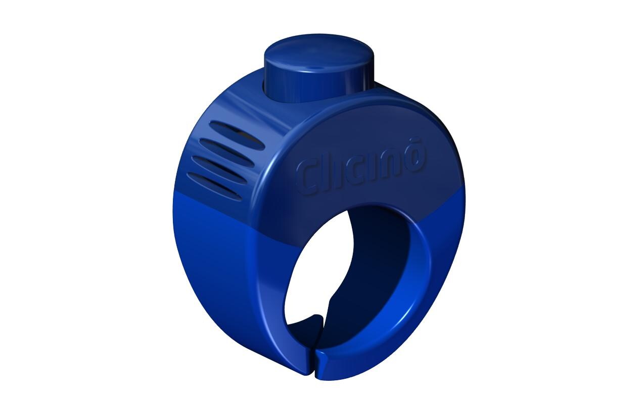 Clicino Hundeclicker Ring Blau, L