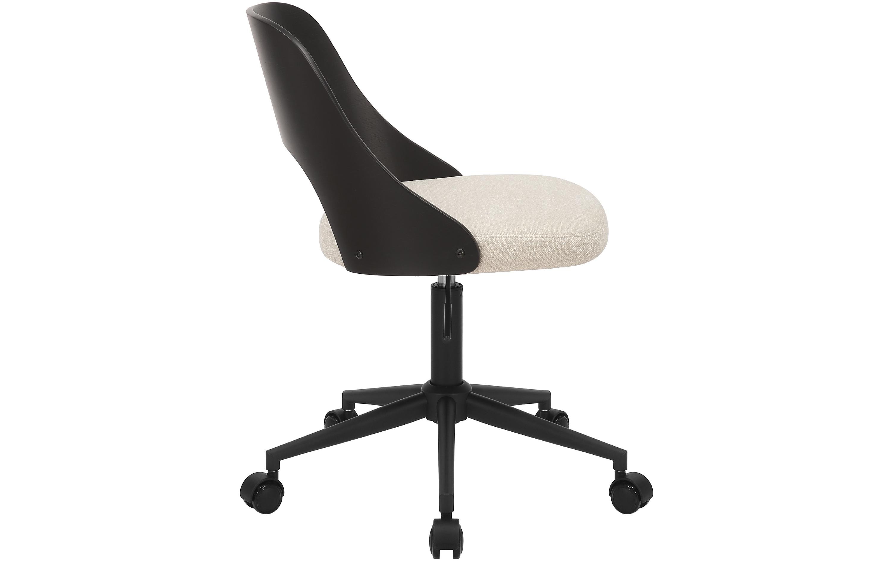 AC Design Bürostuhl Lucy, Schwarz / Weiss