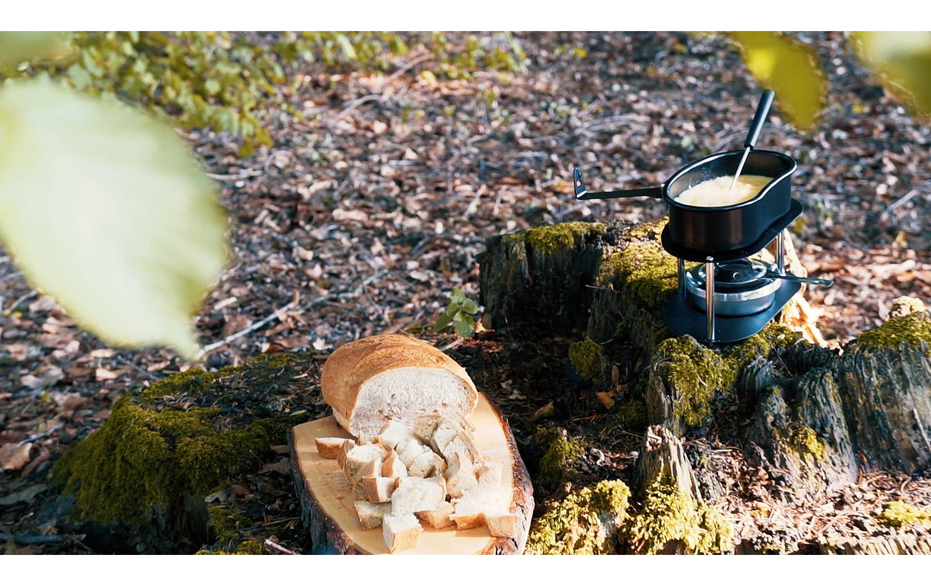 Nouvel Käsefondue-Set Gamelle 4 Teile, Schwarz Nouvel Käsefondue-Set Gamelle 4 Teile, Schwarz