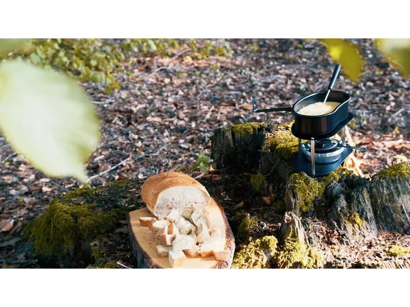 Nouvel Käsefondue-Set Gamelle 4 Teile, Schwarz Nouvel Käsefondue-Set Gamelle 4 Teile, Schwarz