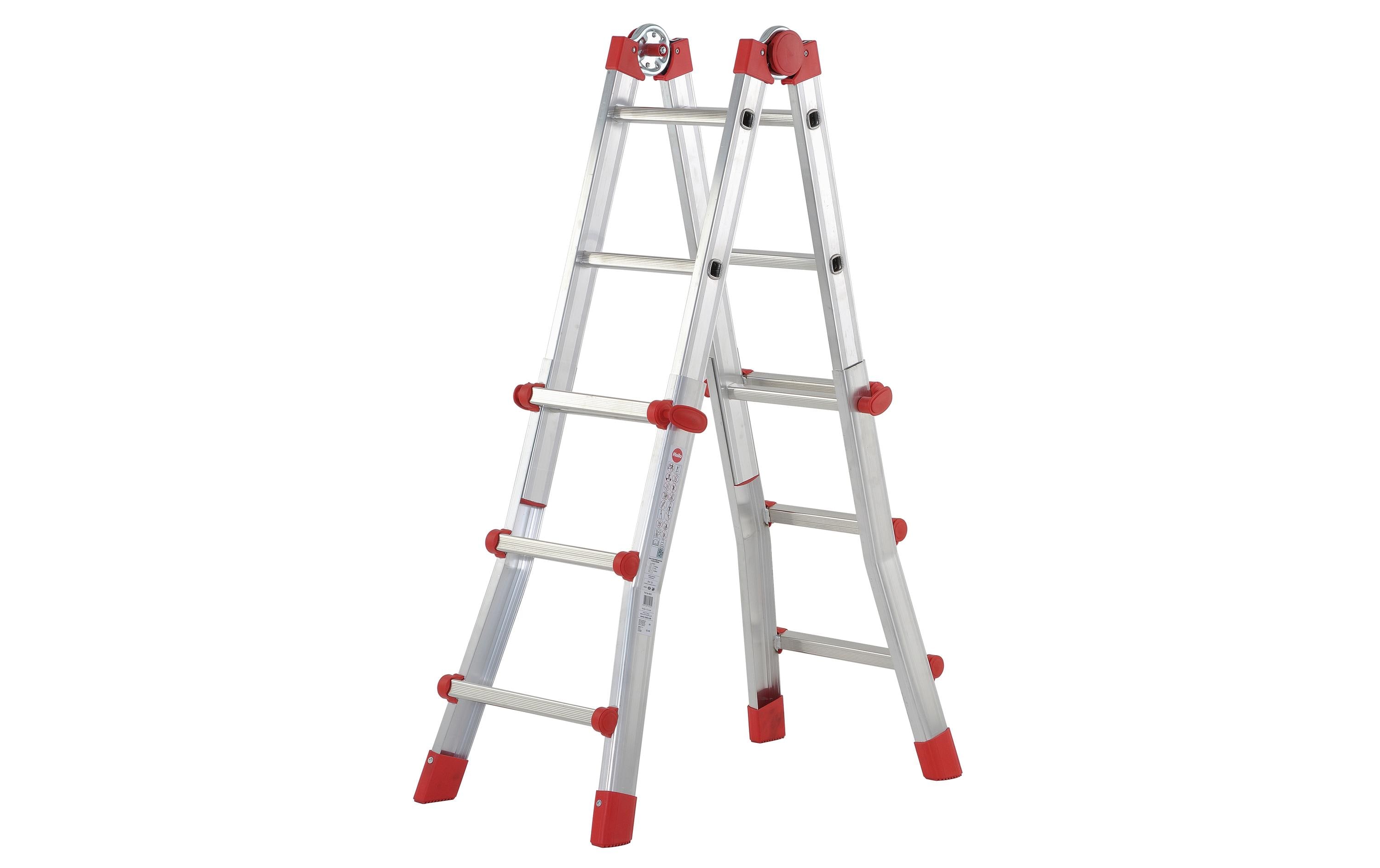 Hailo Teleskopleiter 4 x 3 Sprossen Hailo Teleskopleiter 4 x 3 Sprossen