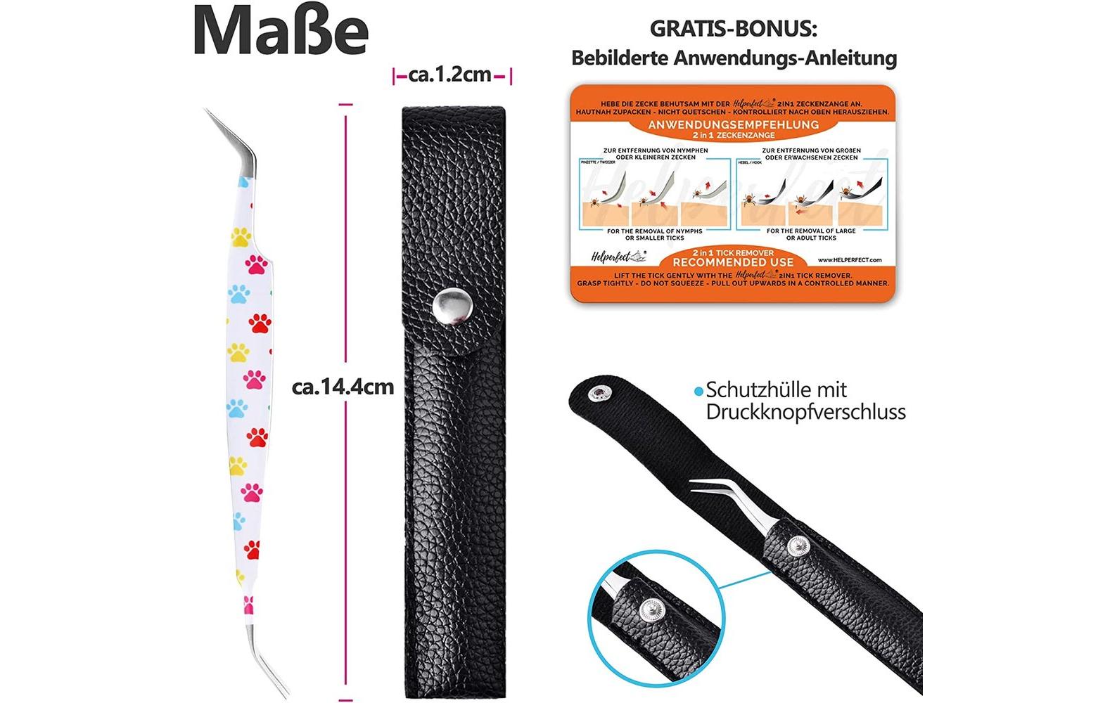Helperfect Zeckenentferner Weiss
