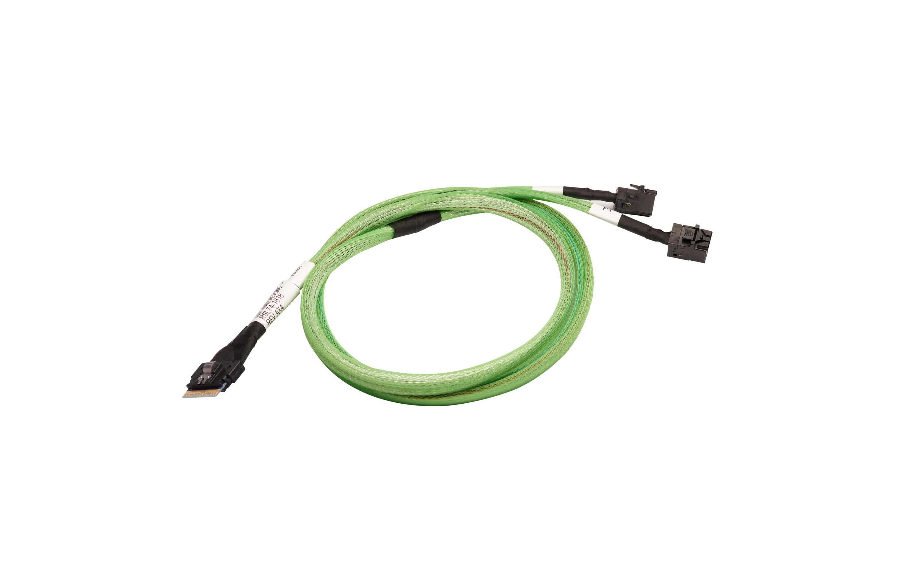 Broadcom Slim-SAS-Kabel SFF-8654 - 2x SFF-8643, 100 cm