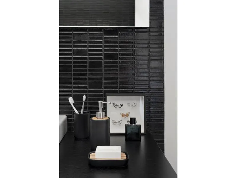 Aquanova Seifenschale Oscar Nature/Schwarz Aquanova Seifenschale Oscar Nature/Schwarz