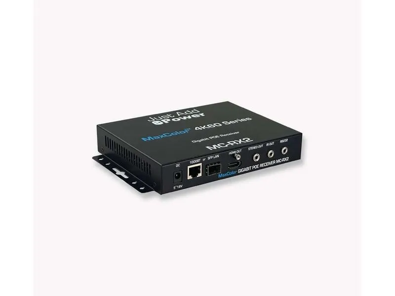 JUSTADDPOWER IP Receiver VBS-MAX-RX-2 SFP, USB-C und ARC JUSTADDPOWER IP Receiver VBS-MAX-RX-2 SFP, USB-C und ARC