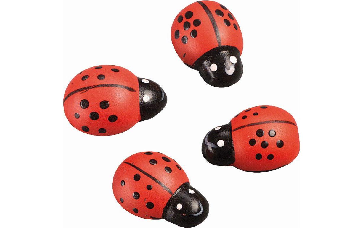 Knorr Prandell Streudeko 2.5 cm 3D Marienkäfer, 10 Stück