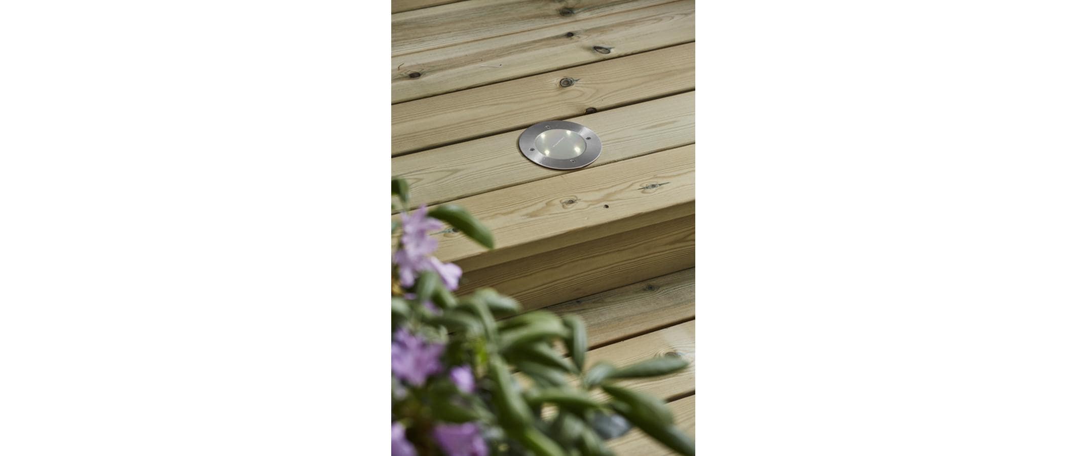 Star Trading Gartenlicht Scheinwerfer Decklight Silber, Warmweiss