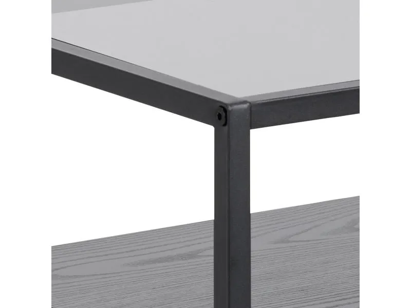 AC Design Nachttisch Randolf 40 x 35 x 60 cm, Schwarz AC Design Nachttisch Randolf 40 x 35 x 60 cm, Schwarz