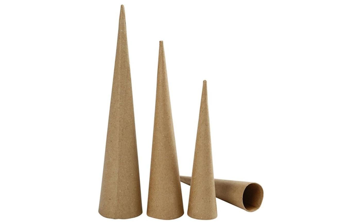 Creativ Company Papp-Kegel 20-30 cm 3 Stück Creativ Company Papp-Kegel 20-30 cm 3 Stück