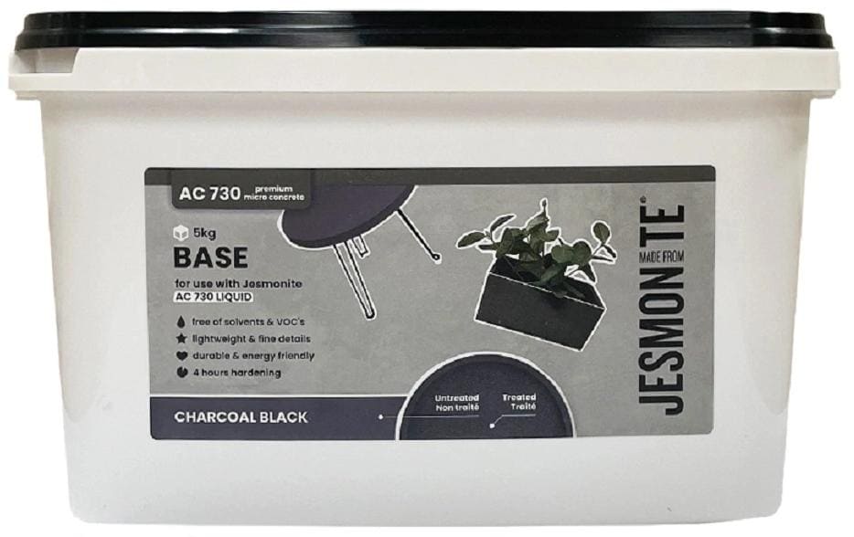 Jesmonite Modelliermasse Zementbasis Pulver A 730, 5 kg, Schwarz Jesmonite Modelliermasse Zementbasis Pulver A 730, 5 kg, Schwarz