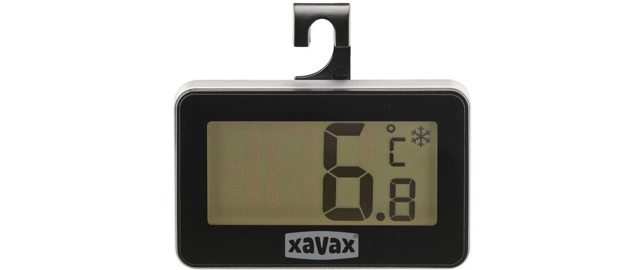 Xavax Digitales Thermometer Schwarz