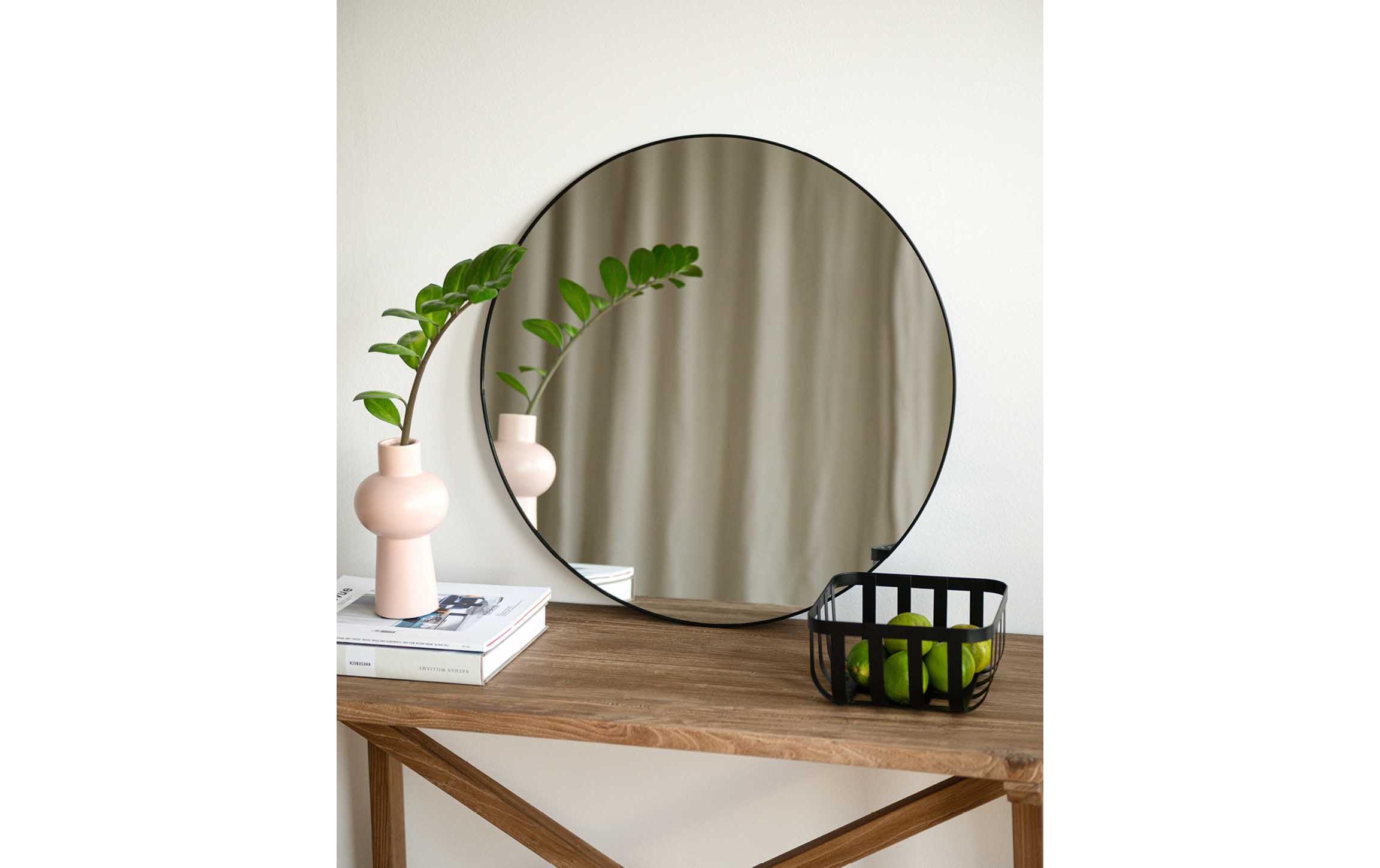 Esmée Spiegel Ø 59 cm, Schwarz