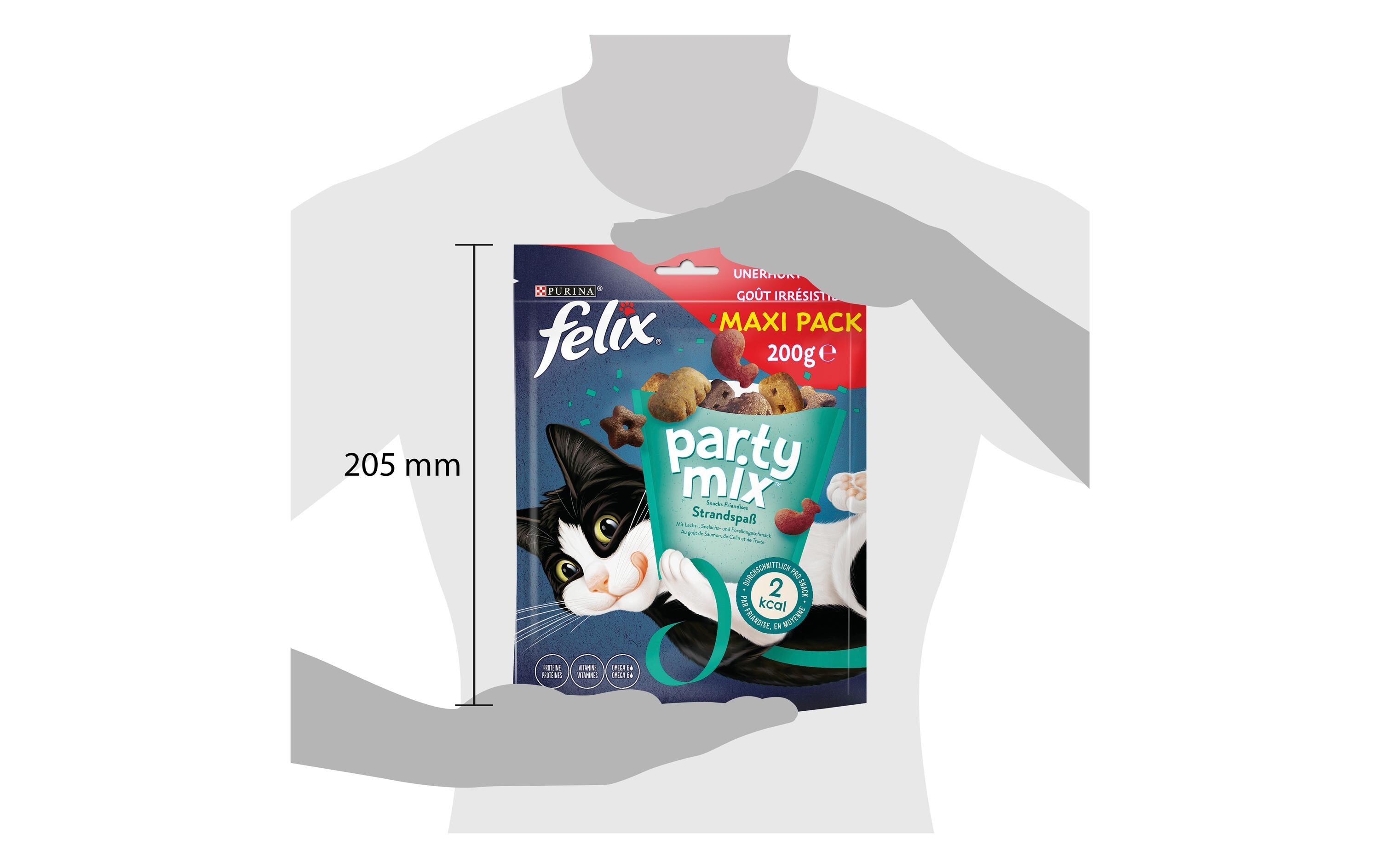 Felix Katzen-Snack Party Mix Strandspass, 200 g