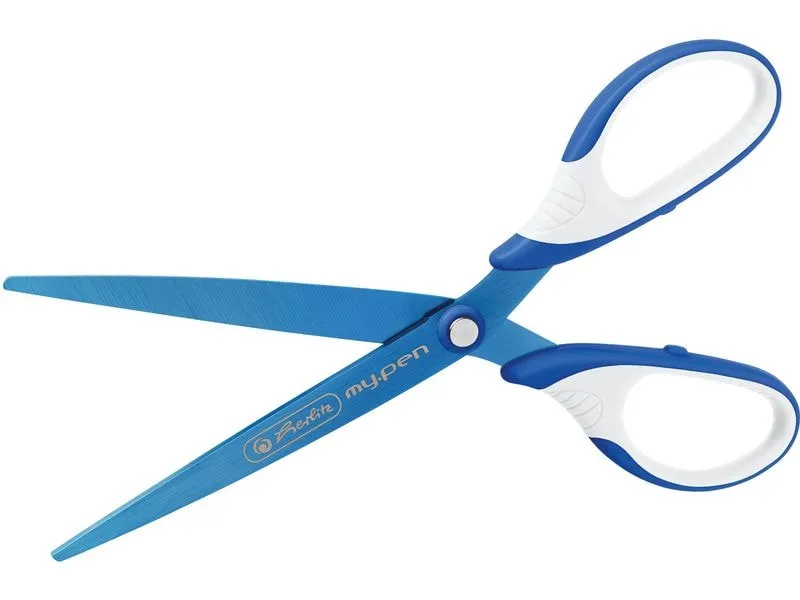 Herlitz Schere Rechtshänder Blau/Weiss Herlitz Schere Rechtshänder Blau/Weiss