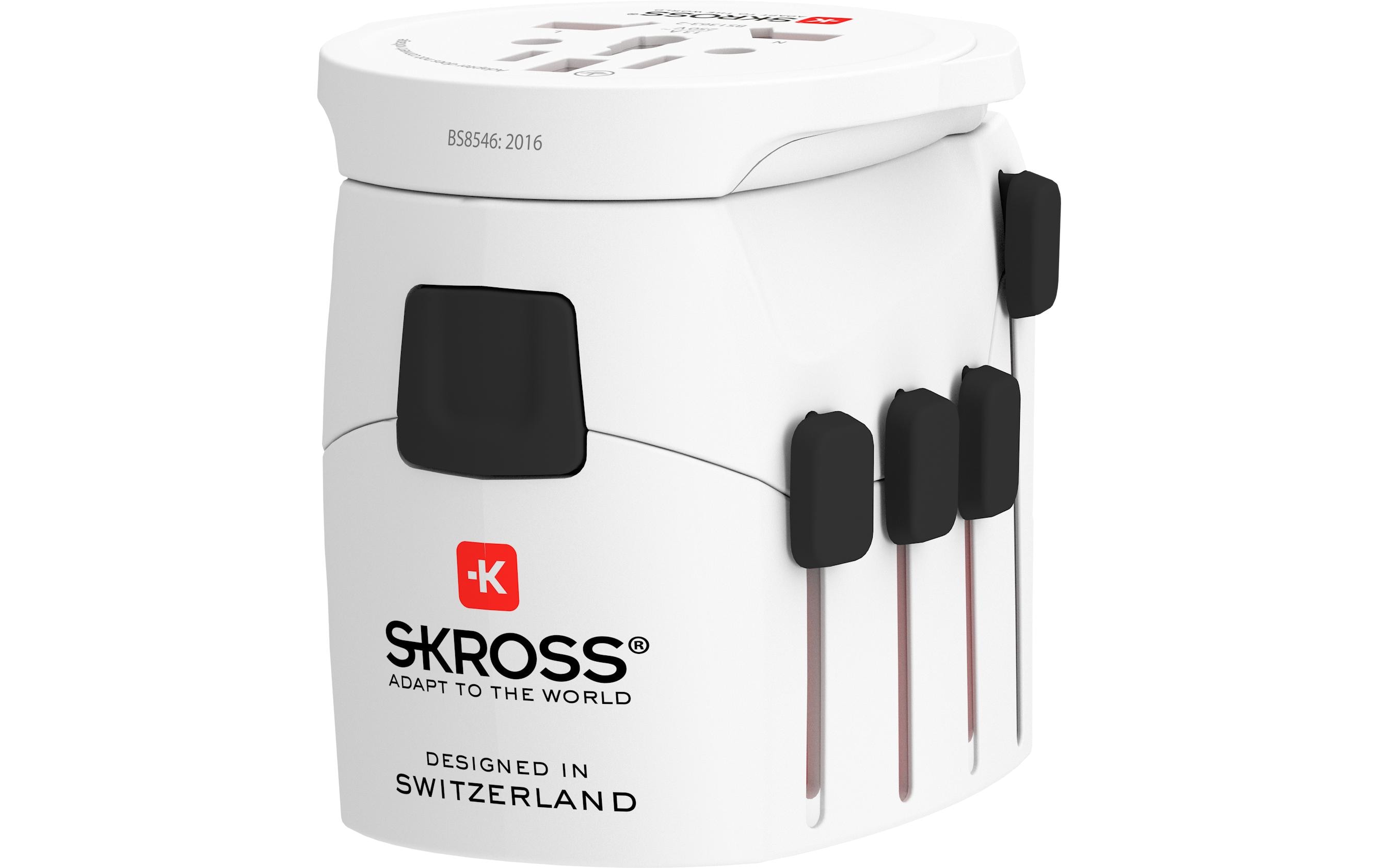 SKROSS Weltreiseadapter PRO+ USB (A+C)