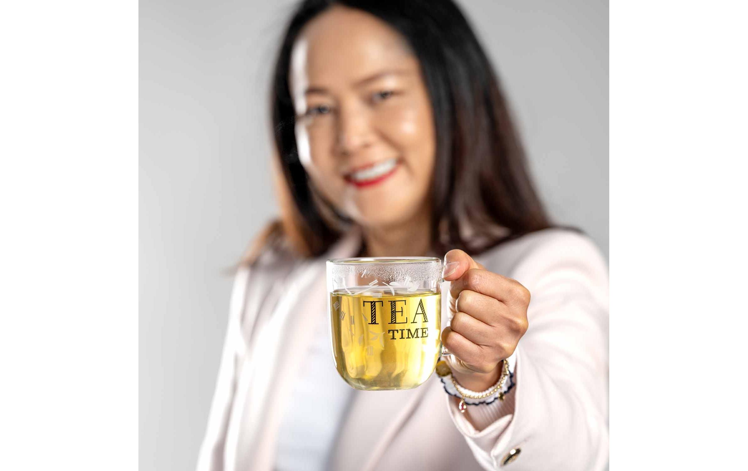 Leonardo Universaltasse Ufficio Tee Time 400 ml, 1 Stück, Transparent