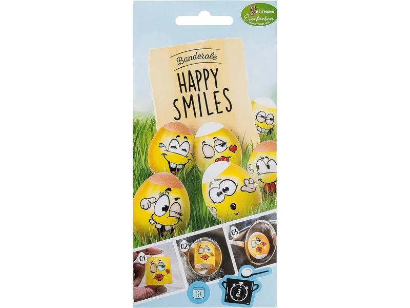 Brauns Heitmann Banderole Happy Smiles 12 Stück