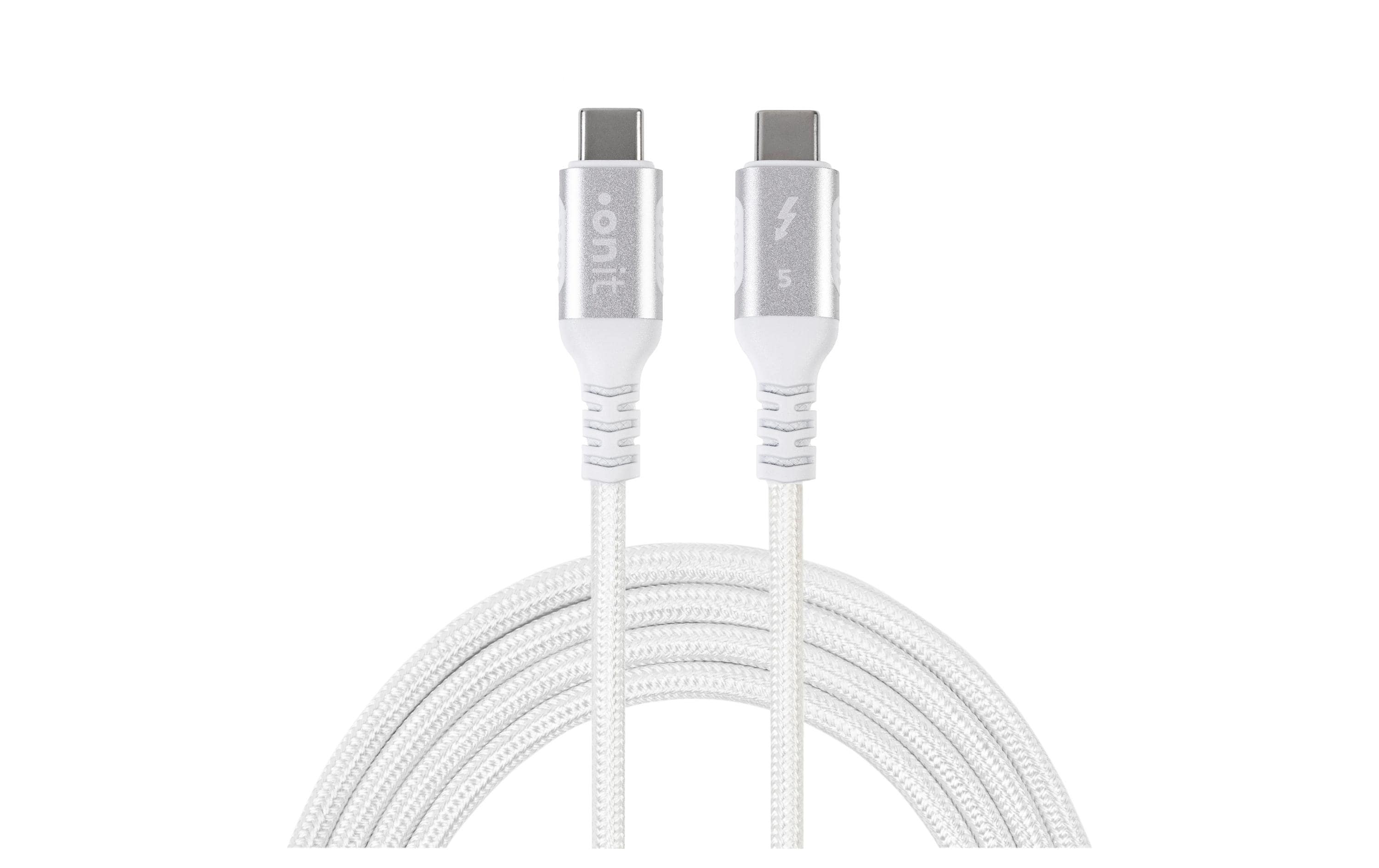 onit Thunderbolt-5-Kabel USB C - USB C 0.5 m, Weiss