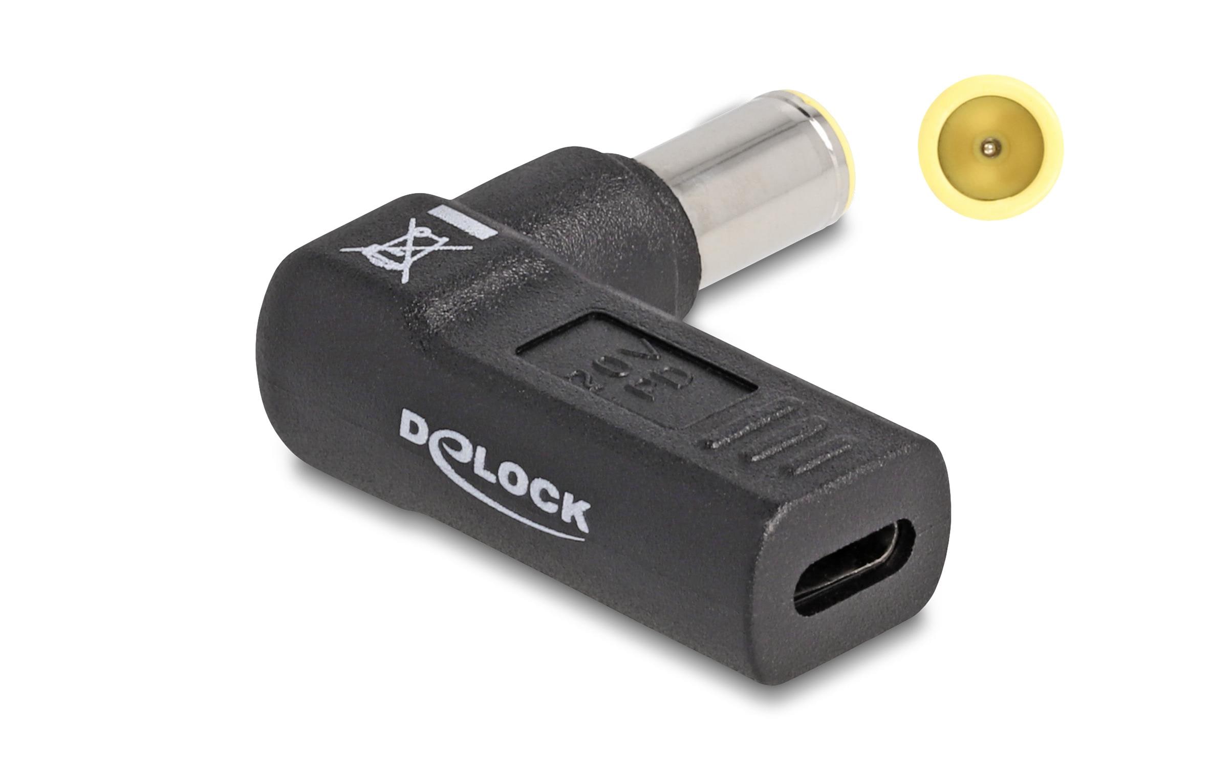 Delock Adapter USB-C zu IBM 7.9 x 5.5 mm 90° gewinkelt Delock Adapter USB-C zu IBM 7.9 x 5.5 mm 90° gewinkelt