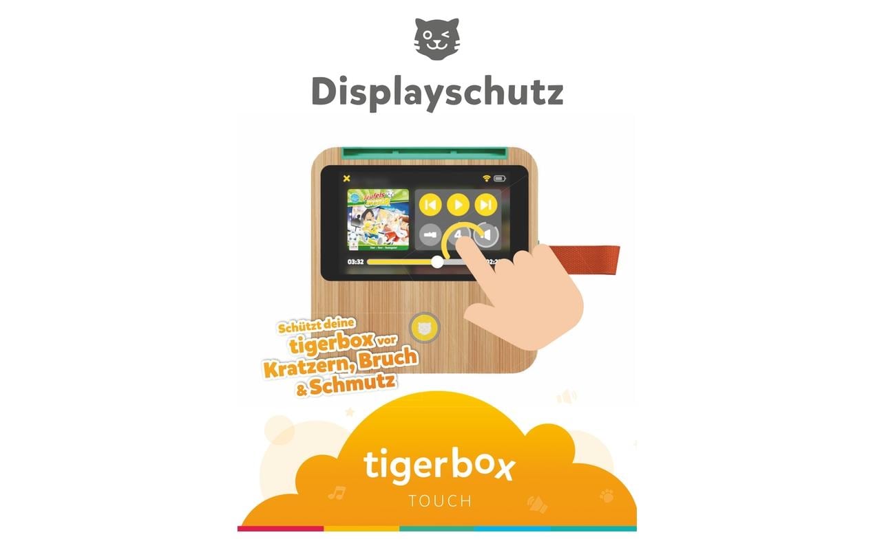Tigermedia Displayschutz für Tigerbox TOUCH