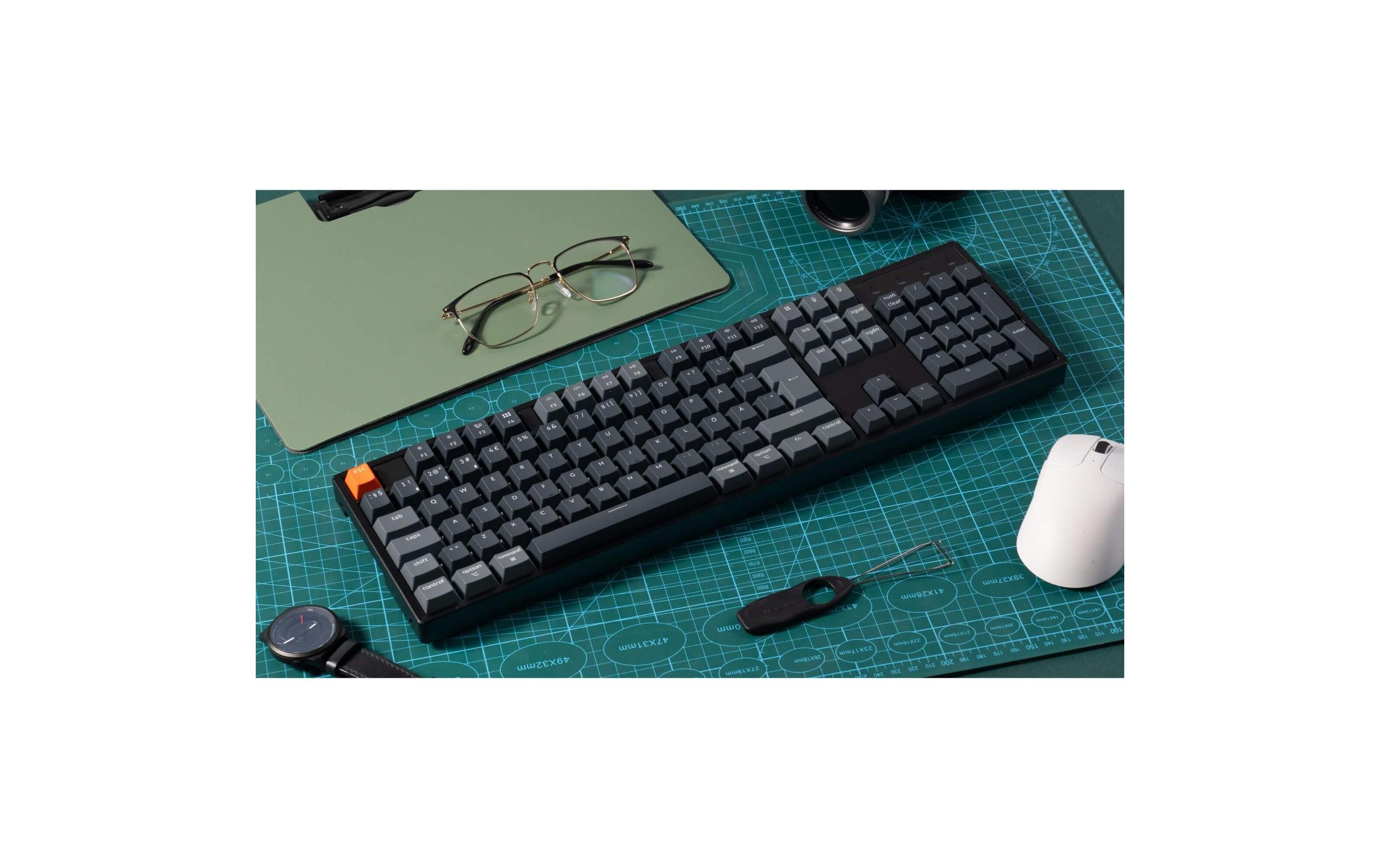 Keychron Gaming-Tastatur K10 QMK Version 2 Brown Switch