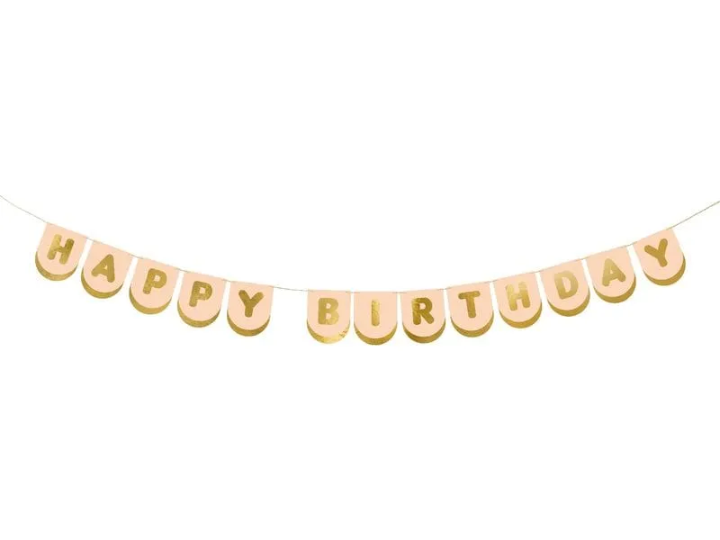 Partydeco Girlande Pferd Rosa, 2.5 m Partydeco Girlande Pferd Rosa, 2.5 m